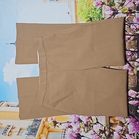 Ann Taylor Side Zippered High Waisted Trousers Pants Size 4 NWT‎ - Picture 1 of 5
